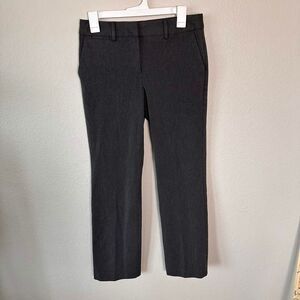 Talbots Barely Boot Dress Pants Size 2 Charcoal Gray Trousers Stretch Workwear